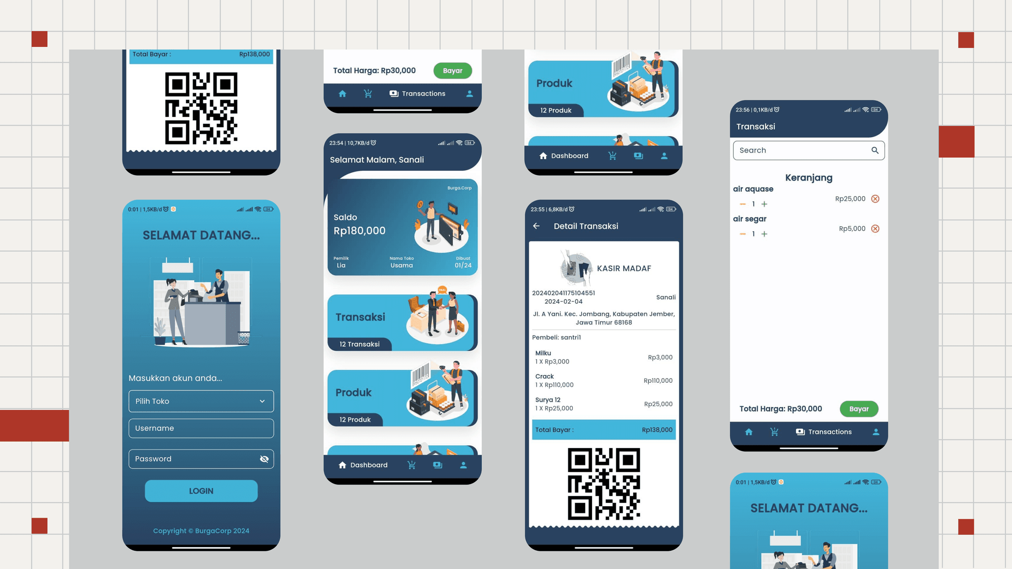 Boarding School Cooperative POS and Online SPP Payment